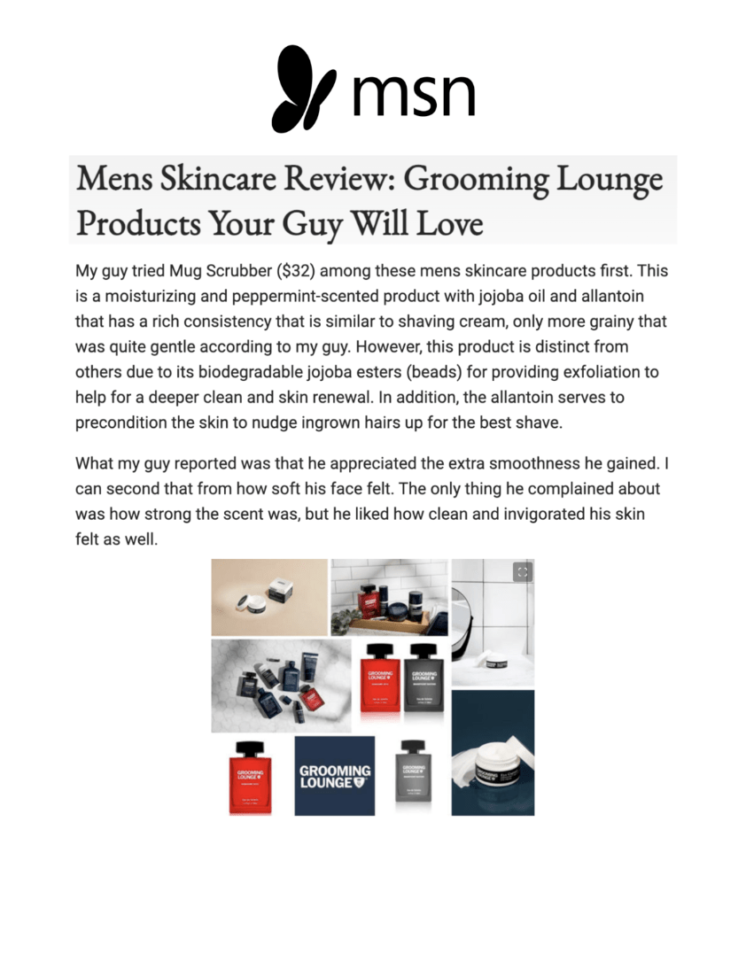 Mens Skincare Review: Grooming Lounge Products Your Guy Will Love
Featured Brands include:Grooming Lounge

Read More