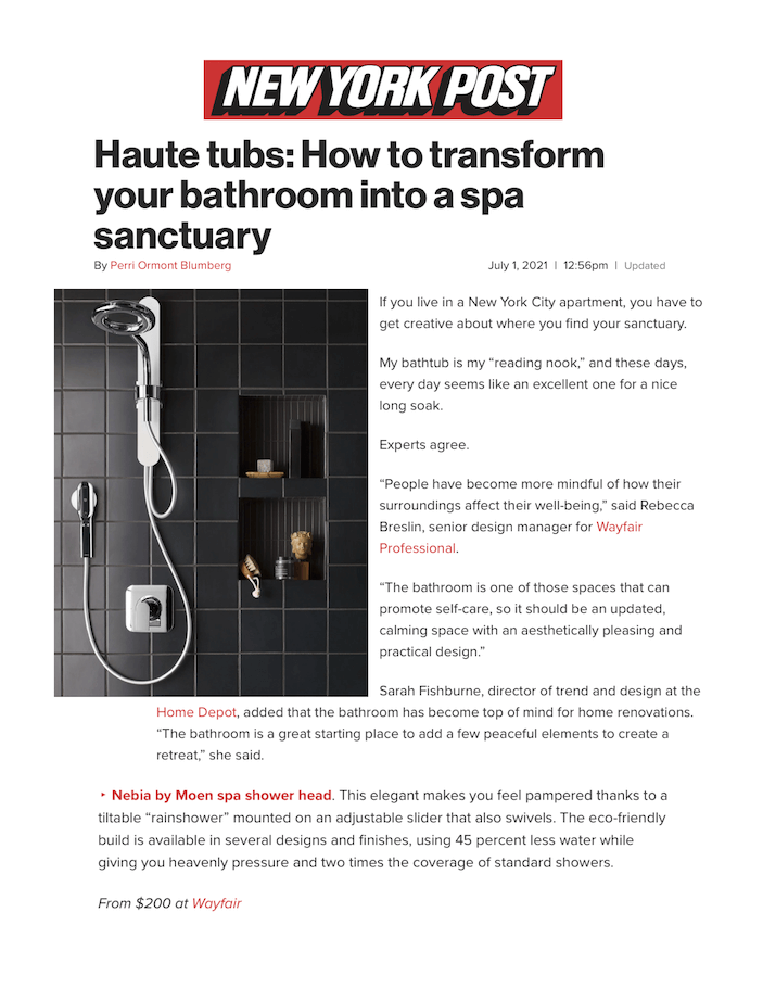 Haute tubs: How to transform your bathroom into a spa sanctuary
Featured Brands include:Moen

Read More