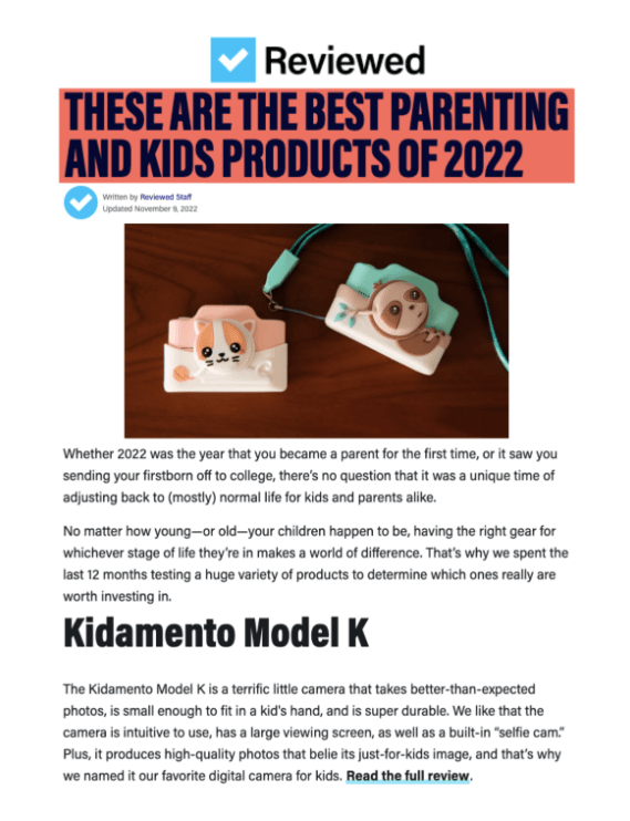 These Are The Best Parenting and Kids Products of 2022
Featured Brands include:Kidamento

Read More