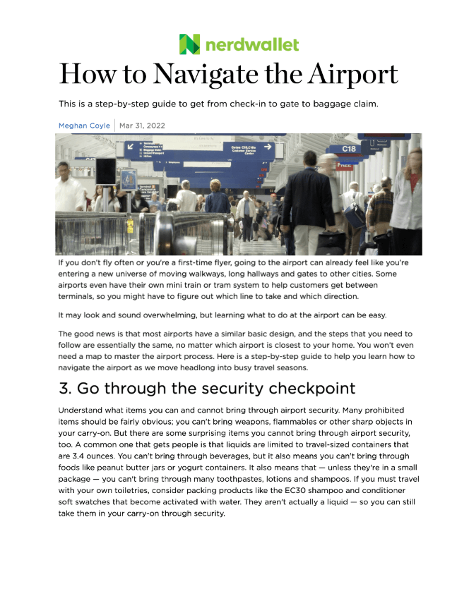 How to Navigate the Airport 
Featured Brands include:EC30

Read More