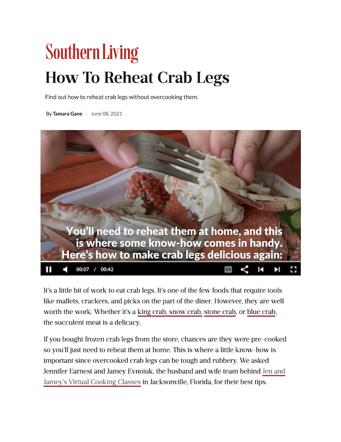 How To Reheat Crab Legs
Featured Brands include:Jen and Jamey's Virtual Cooking Classes

Read More