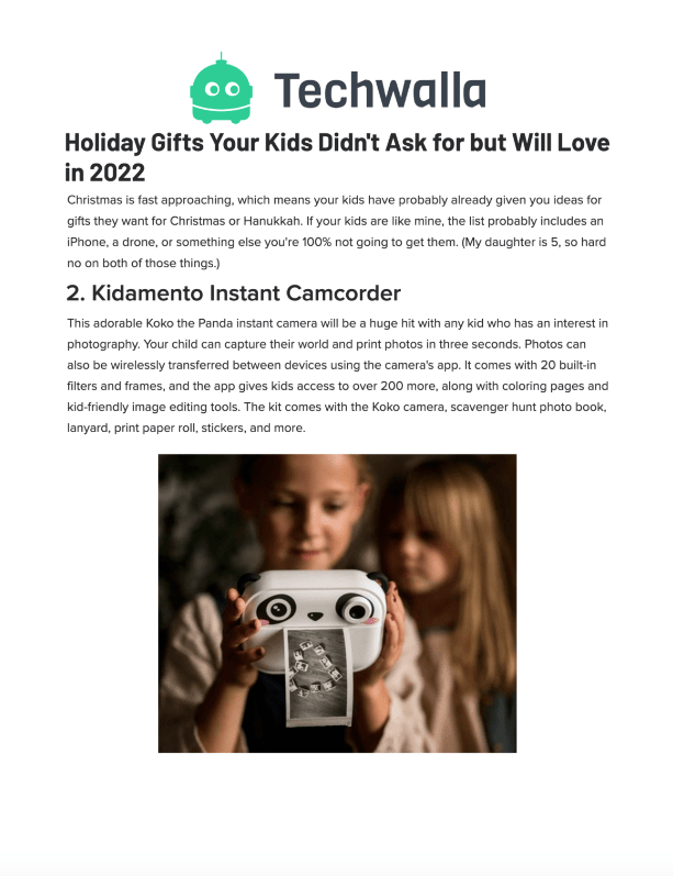 Holiday Gifts Your Kids Didn't Ask For But Will Love in 2022
Featured Brands include:Kidamento

Read More